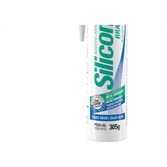 Cola Silicone Tekbond 305G Base Dagua Branca Cola Silicone Tekbond 305G Base Dagua Branca