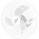 Ventilador Parede Ventidelta Premium 60Cm Branco Bivolt 170W 73-6423 Ventilador Parede Ventidelta Premium 60Cm Branco Bivolt 170W 73-6423