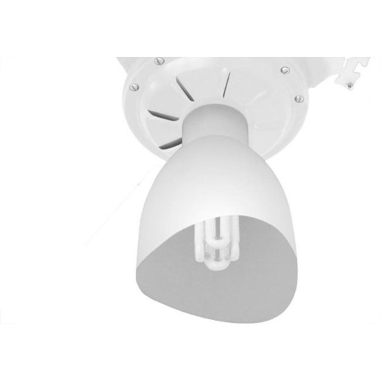 Ventilador Teto Ventidelta New Cristal Ligth 3 Pas Branco 220V 38-3238 Ventilador Teto Ventidelta New Cristal Ligth 3 Pas Branco 220V 38-3238