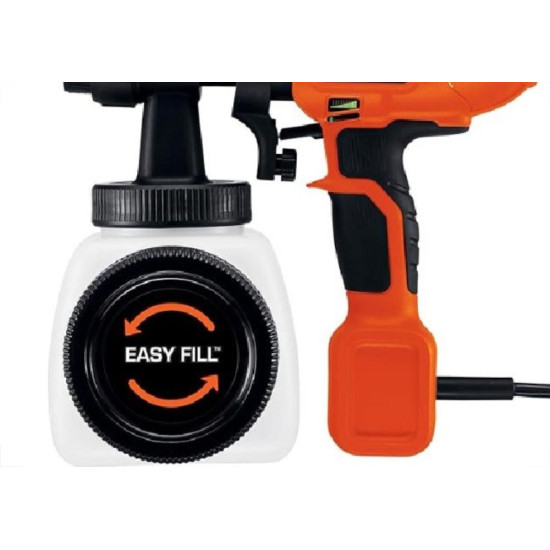 Pistola Black & Decker Pintura 200W 127V Bdph200B-Br Pistola Black & Decker Pintura 200W 127V Bdph200B-Br