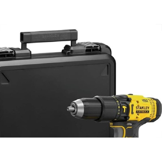Furadeira Parafusadeira Stanley Impacto 1/2'' 20V 2Baterias 1.5Ah Com Maleta Scd711C2K-Br Furadeira Parafusadeira Stanley Impacto 1/2'' 20V 2Baterias 1.5Ah Com Maleta Scd711C2K-Br