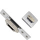 Fechadura Silvana Porta Correr 4500 Quadrada Cromada 95088 Fechadura Silvana Porta Correr 4500 Quadrada Cromada 95088
