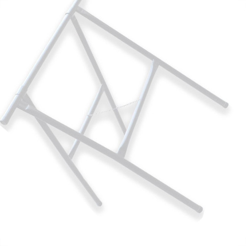 Cavalete Hayner Tubular Dobravel Branco 45 X 45Cm 693058 Cavalete Hayner Tubular Dobravel Branco 45 X 45Cm 693058