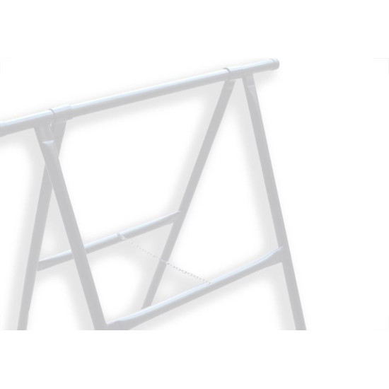 Cavalete Hayner Tubular Dobravel Branco 60 X 80Cm 693065 Cavalete Hayner Tubular Dobravel Branco 60 X 80Cm 693065