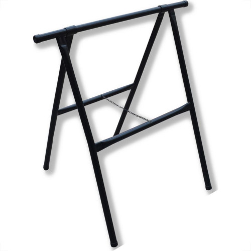 Cavalete Hayner Tubular Dobravel Preto 60 X 80Cm 693157 Cavalete Hayner Tubular Dobravel Preto 60 X 80Cm 693157