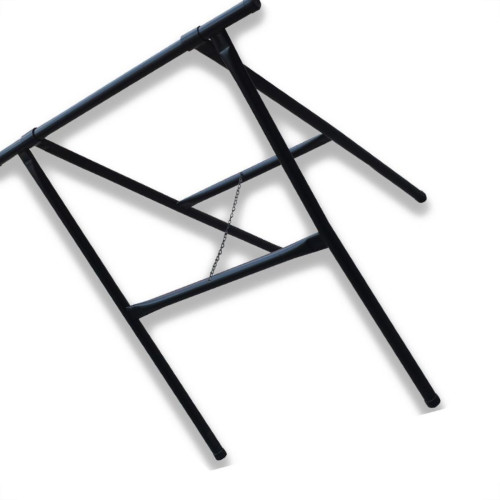 Cavalete Hayner Tubular Dobravel Preto 90 X 80Cm 693164 Cavalete Hayner Tubular Dobravel Preto 90 X 80Cm 693164