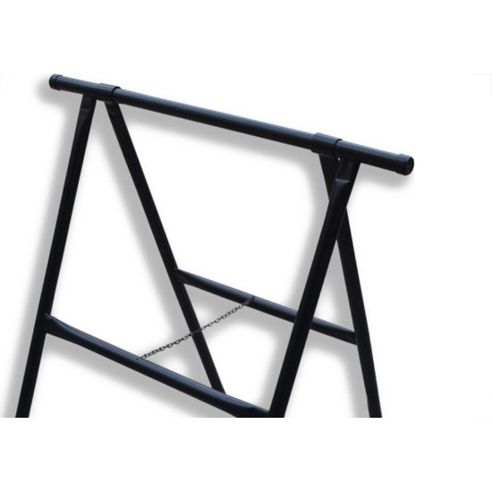 Cavalete Hayner Tubular Dobravel Preto 90 X 80Cm 693164 Cavalete Hayner Tubular Dobravel Preto 90 X 80Cm 693164