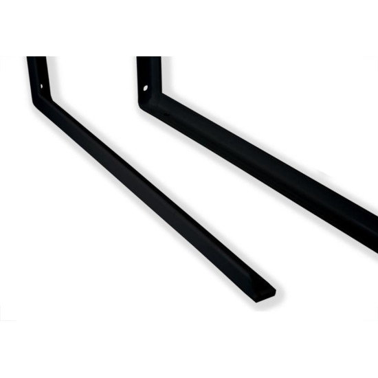 Suporte Prateleira Hayner Reforcada Smf Preta 30Cm Peca 801510 Suporte Prateleira Hayner Reforcada Smf Preta 30Cm Peca 801510