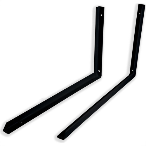 Suporte Prateleira Hayner Reforcada Smf Preta 50Cm Peca 693225 Suporte Prateleira Hayner Reforcada Smf Preta 50Cm Peca 693225