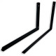 Suporte Prateleira Hayner Reforcada Smf Preta 50Cm Peca 693225 Suporte Prateleira Hayner Reforcada Smf Preta 50Cm Peca 693225