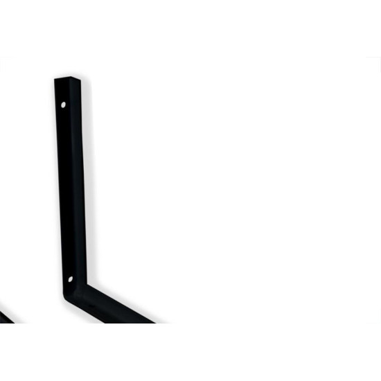 Suporte Prateleira Hayner Reforcada Smf Preta 50Cm Peca 693225 Suporte Prateleira Hayner Reforcada Smf Preta 50Cm Peca 693225