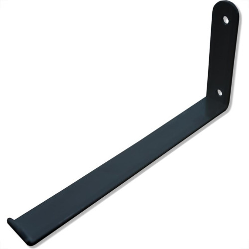 Suporte Prateleira Hayner Invertida Preta 10Cm 690736 Suporte Prateleira Hayner Invertida Preta 10Cm 690736