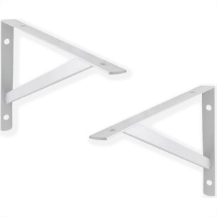 Suporte Prateleira Hayner Forte Branca 15Cm Peca 697261 - Kit C/12 