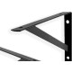 Suporte Prateleira Hayner Forte Preta 50Cm Peca 201597 - Kit C/12 Suporte Prateleira Hayner Forte Preta 50Cm Peca 201597 - Kit C/12