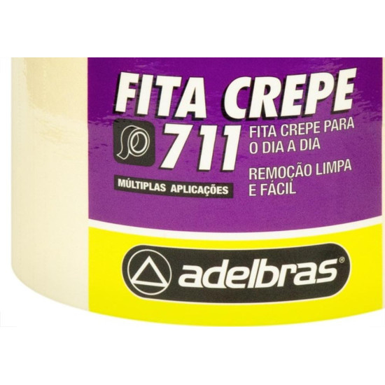 Fita Crepe Adelbras 48X40M - Kit C/2