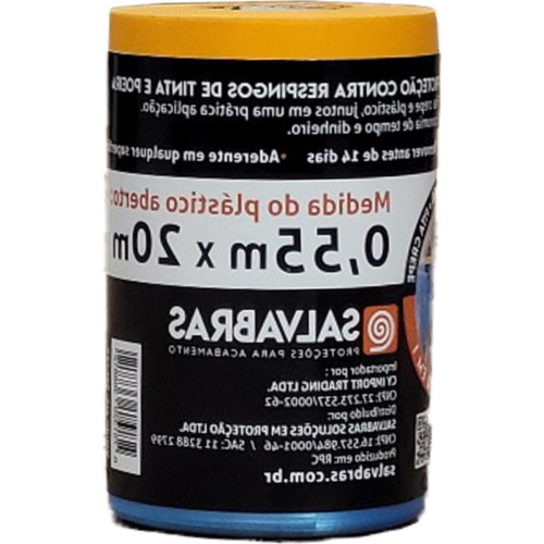 Mascaramento Para Pintura Salvabras Salva Pintura 20M X 0,55M P00080 Mascaramento Para Pintura Salvabras Salva Pintura 20M X 0,55M P00080