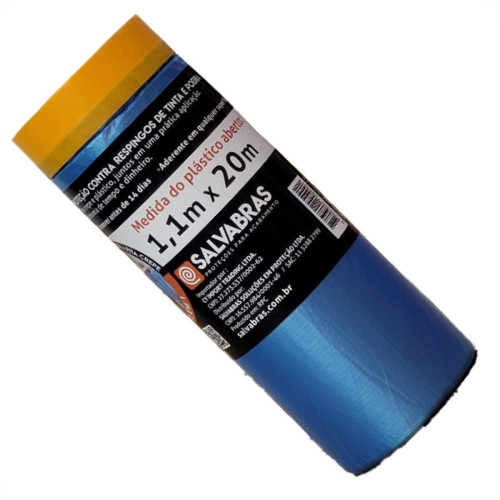 Mascaramento Para Pintura Salvabras Salva Pintura 20M X 1,10M P00081 Mascaramento Para Pintura Salvabras Salva Pintura 20M X 1,10M P00081