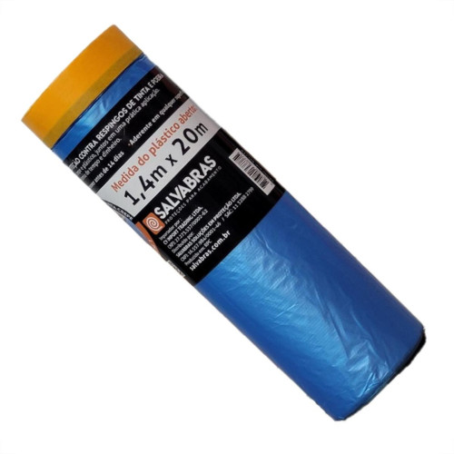 Mascaramento Para Pintura Salvabras Salva Pintura 20M X 1,40M P00082 Mascaramento Para Pintura Salvabras Salva Pintura 20M X 1,40M P00082