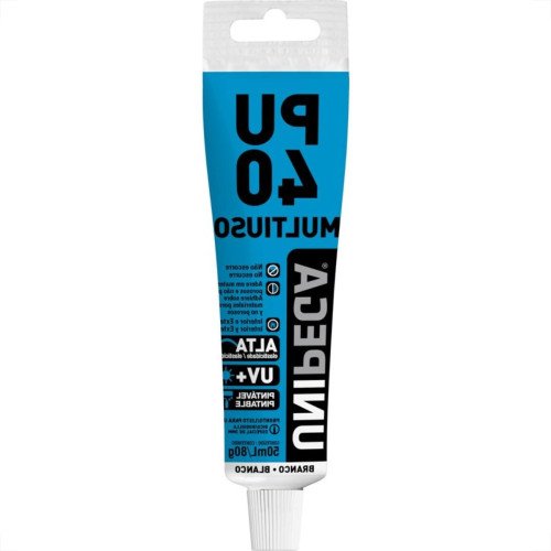 Cola Selante Pu40 Unipega Branca 50Ml Bisnaga Aes05120567 Cola Selante Pu40 Unipega Branca 50Ml Bisnaga Aes05120567