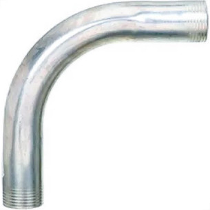 Curva Eletroduto Aco Galvanizado Perfil Lider   90 X 1'' 65211Ge - Kit C/20