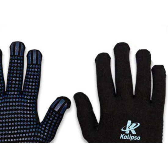 Luva Helanca Kalipso Com Pigmento Preto - Kit C/12 Luva Helanca Kalipso Com Pigmento Preto - Kit C/12