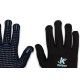 Luva Helanca Kalipso Com Pigmento Preto - Kit C/12 Luva Helanca Kalipso Com Pigmento Preto - Kit C/12