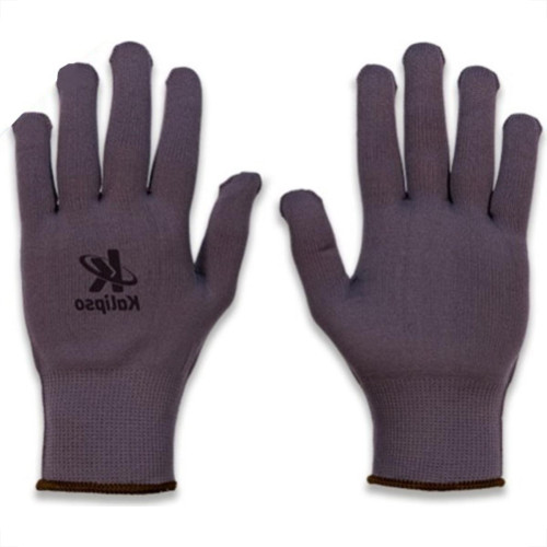 Luva Helanca Kalipso Nylon Cinza - Kit C/12 Luva Helanca Kalipso Nylon Cinza - Kit C/12