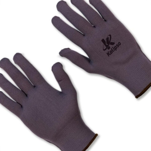Luva Helanca Kalipso Nylon Cinza - Kit C/12 Luva Helanca Kalipso Nylon Cinza - Kit C/12