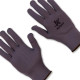 Luva Helanca Kalipso Nylon Cinza - Kit C/12 Luva Helanca Kalipso Nylon Cinza - Kit C/12