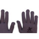 Luva Helanca Kalipso Nylon Cinza - Kit C/12 Luva Helanca Kalipso Nylon Cinza - Kit C/12