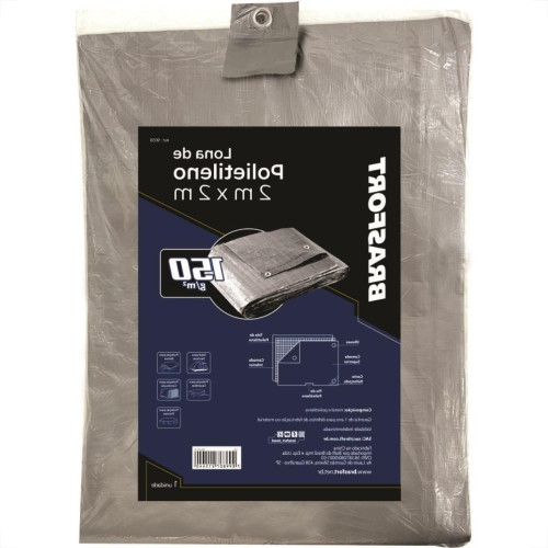 Lona Carreteiro Brasfort Cinza 2X 2M 150 Gramas Por M² 9039 Lona Carreteiro Brasfort Cinza 2X 2M 150 Gramas Por M² 9039