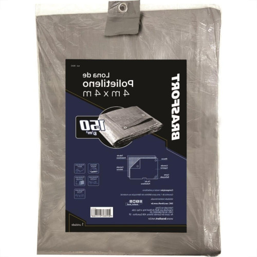 Lona Carreteiro Brasfort Cinza 4X 4M 150 Gramas Por M² 9043 Lona Carreteiro Brasfort Cinza 4X 4M 150 Gramas Por M² 9043
