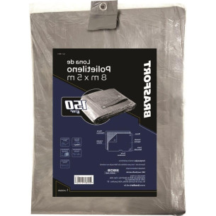 Lona Carreteiro Brasfort Cinza 8X 5M 150 Gramas Por M 9051