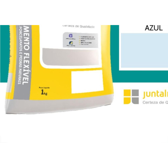 Rejunte Juntalider 4 Pacotes Com 1Kg Azul 