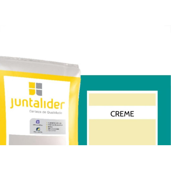 Rejunte Juntalider 4 Pacotes Com 1Kg Creme Rejunte Juntalider 4 Pacotes Com 1Kg Creme