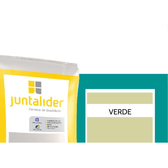 Rejunte Juntalider 4 Pacotes Com 1Kg Verde 