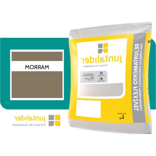 Rejunte Juntalider 4 Pacotes Com 1Kg Marrom Rejunte Juntalider 4 Pacotes Com 1Kg Marrom
