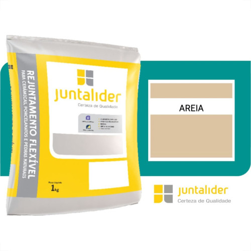 Rejunte Juntalider 4 Pacotes Com 1Kg Areia Rejunte Juntalider 4 Pacotes Com 1Kg Areia