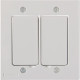 Placa Piso Aluminio Tramontina 4X4 Unha Para 2 Modulos Lux 