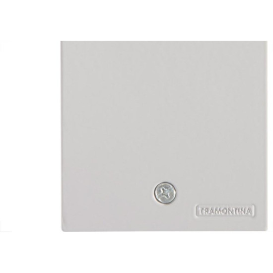 Placa Piso Aluminio Tramontina 4X2 Cega
