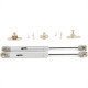 Pistao A Gas Jomarca Newton 40N Galvanizado P2526 Pistao A Gas Jomarca Newton 40N Galvanizado P2526
