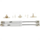 Pistao A Gas Jomarca Newton 50N Galvanizado P59 Pistao A Gas Jomarca Newton 50N Galvanizado P59