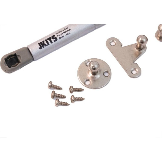 Pistao A Gas Jomarca Newton 50N Galvanizado P59 Pistao A Gas Jomarca Newton 50N Galvanizado P59