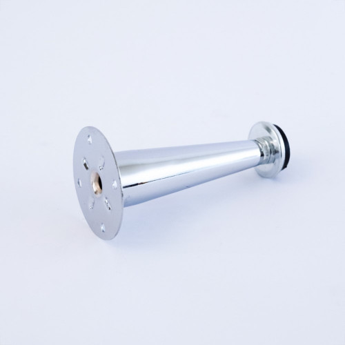 Pe Conico Para Moveis Jomarca Com Regulagem 100Mm Cromado P2836 Pe Conico Para Moveis Jomarca Com Regulagem 100Mm Cromado P2836