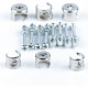 Sistema Girofix Jomarca Pino+Castanha 12X9,8Mm Com 20 Pares K1403