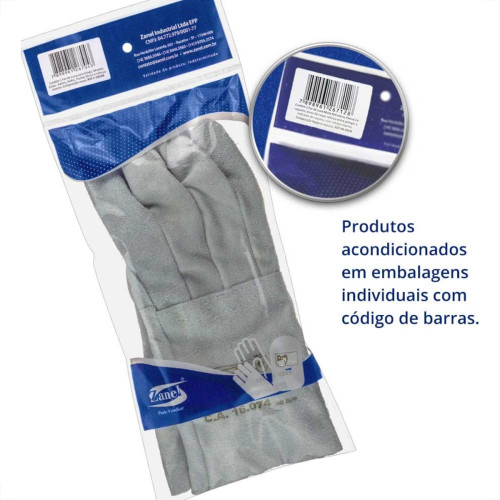 Luva De Raspa Zanel Clute 20Cm Blister C-20Crri Luva De Raspa Zanel Clute 20Cm Blister C-20Crri