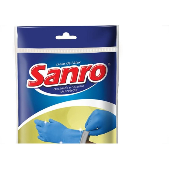 Luva Sanro Latex Silver Sense P Par Luva Sanro Latex Silver Sense P Par