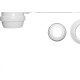 Sifao Pvc Copo Blukit Flexivel Universal Branco 031301-46 Sifao Pvc Copo Blukit Flexivel Universal Branco 031301-46