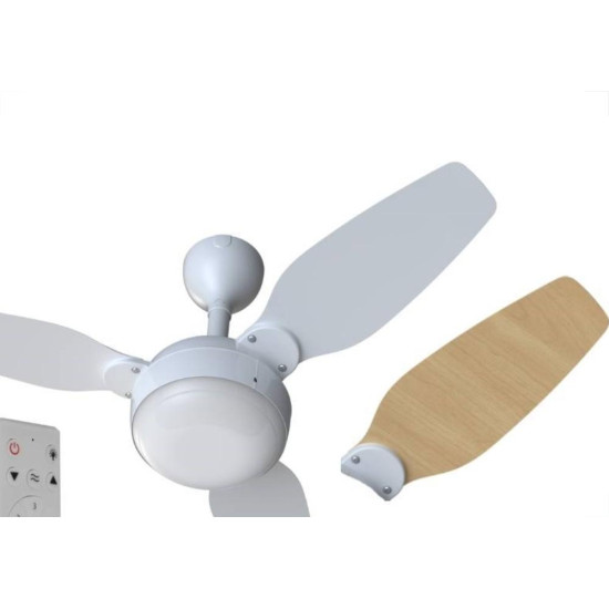 Ventilador Teto Ventisol Legacy 3 Pas Branco/Pinos Com Controle Remoto 6 Velocidades Bivolt 11174 Ventilador Teto Ventisol Legacy 3 Pas Branco/Pinos Com Controle Remoto 6 Velocidades Bivolt 11174