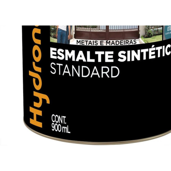 Tinta Esmalte Hydronorth Standard Brilhante Para Metais E Madeiras 900Ml Azul Del Rey 